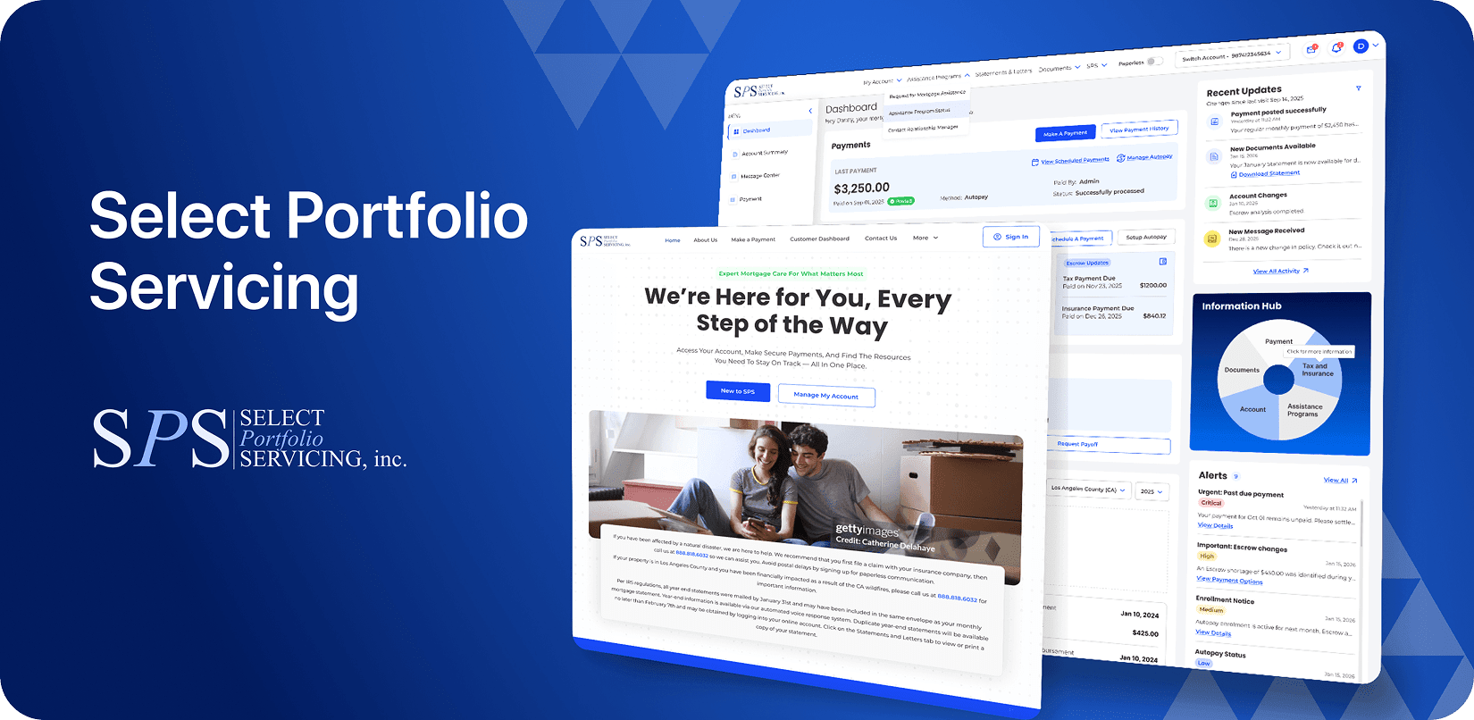 Mortgage Servicing Platform UX/UI Redesign