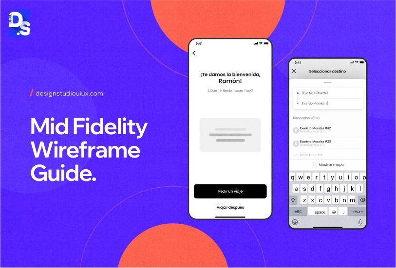 What are Mid-Fidelity Wireframes