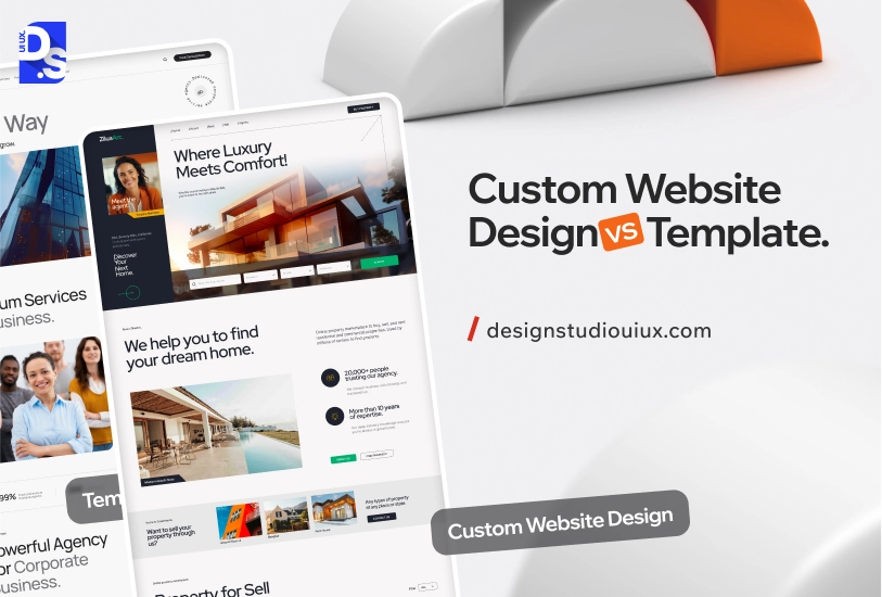 Custom Website Design Vs Template or Theme Design