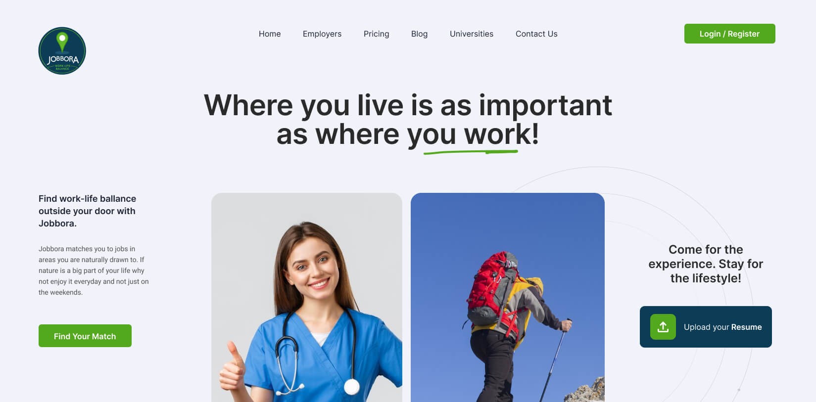 Jobbora Job Portal Website UI UX Design