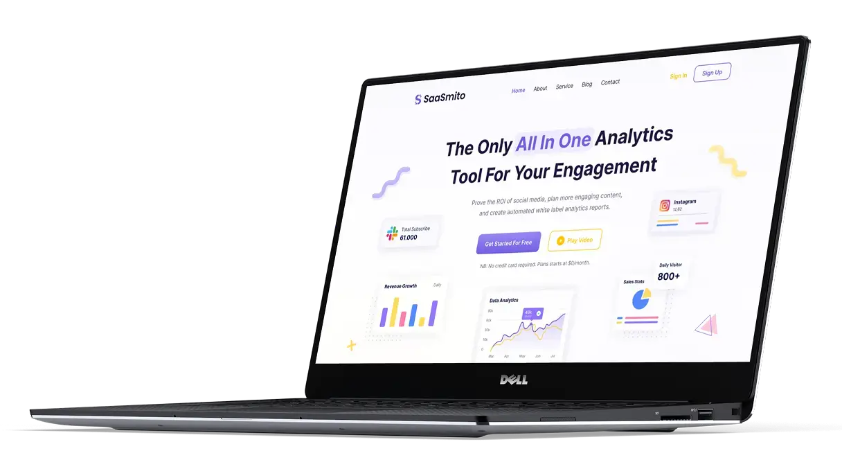 Saas Website Design Agency Banner